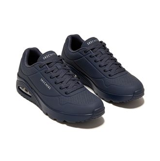 Skechers Uno - Stand On Air Mens Casual Trainers Dark Navy - Black - Size UK 8.5