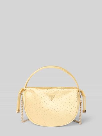Guess Handtasche mit Ziersteinbesatz Modell ELSIE in Gold, Gr&ouml;&szlig;e 1
