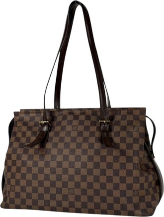 Louis Vuitton Brown Damier Canvas Galle Tote Bag (Pre-Owned)