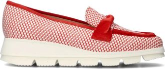 Brunate Schoenen, Dames, Rood, 37 EU, Rode Textiel Instappers voor Dames