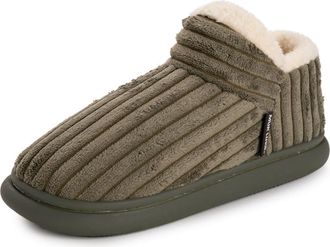 Muk Luks Aveline Bootie Slipper in Olive at Nordstrom, Size Medium