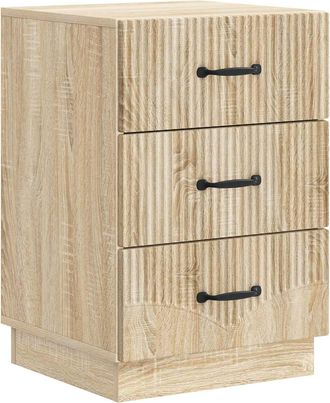 vidaXL Armario De Noche Roble Sonoma 43 X 41 X 63,5 Cm Vidaxl
