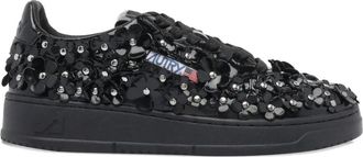Autry Medalist Flowers Sneakers - Dames - Sneakers - Zwart - 41 EU - Katoen - Schoenen