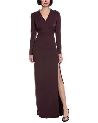 Akris Plus Silk-Blend Maxi Dress