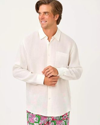 Lilly Pulitzer Mens Stuff Addison Button Down Shirt