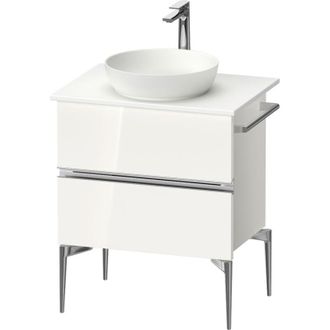 Duravit Duravit - Sivida Consola Mueble Bajo Lavabo, 2 Cajones, Tirador