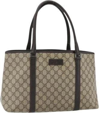 Gucci Pre-owned Tote Bags, female, Beige, Size: ONE SIZE Pre-owned Vintage Tote Bag