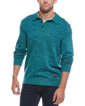 Scotch & Soda Uneven Marl Polo Sweater