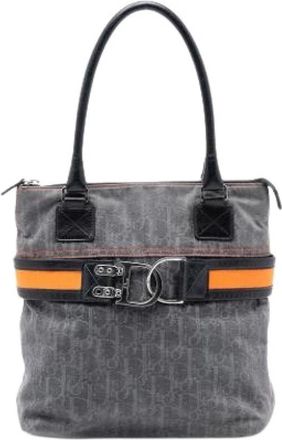 Dior Pre-owned Handbags, female, Blue, Size: ONE SIZE Pre-owned Vintage Tote