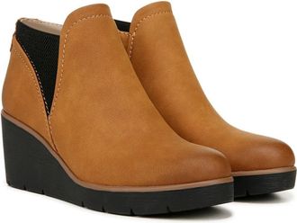 Naturalizer Soul Naturalizer Affirm Boots Women Brown Wedge Heel Ankle Bootie HTAT1791