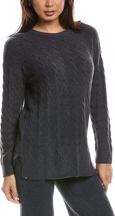 Barefoot Dreams Cozychic Lite Cable Slit Pullover