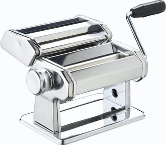 KitchenCraft M&aacute;quina para hacer pasta italiana en acero inoxidable plateado