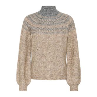Kaffe Dames, Truien, Bruin, Maat: L Wol