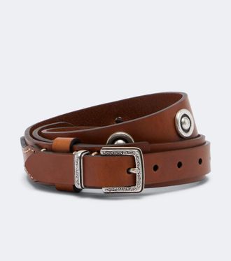 Etro Studded leather belt