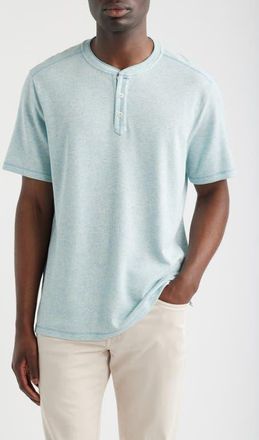 Tommy Bahama Lido Sands Short-Sleeve Henley in Breeze at Nordstrom, Size Xxx-Large