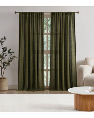 Brooklyn Loom Flax Linen Window Curtain