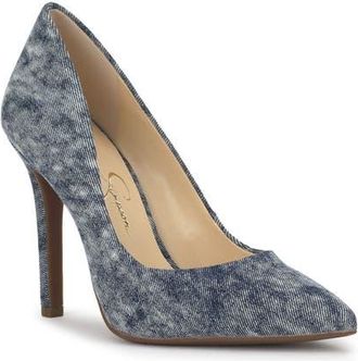 Jessica Simpson Cassani Pointy Toe Pump in Shadow Blue at Nordstrom, Size 9.5