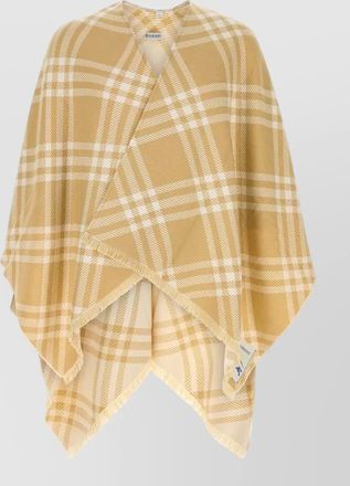 Burberry wool silk cashmere cape