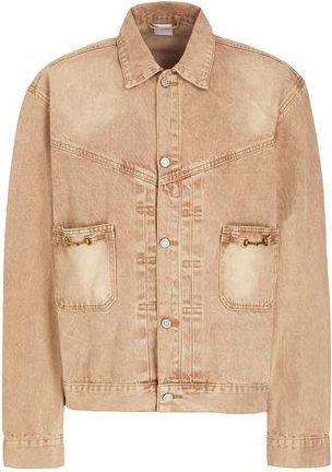 8 by YOOX ORGANIC COTTON DENIM TRUCKER JACKET