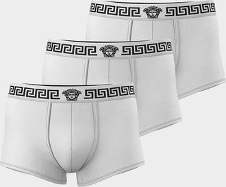 Versace Men & apos;s Medusa La Greca 3-Pack Trunk Briefs