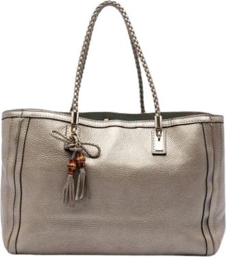 Gucci Pre-owned Tote Bags, female, Brown, Size: ONE SIZE Pre-owned The Bella Tote Bag