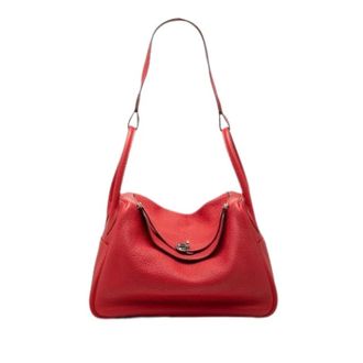 Herm&egrave;s Pre-owned Lindy 34 - Dames - Pre-owned - Rood - Maat: ONE Size Leer