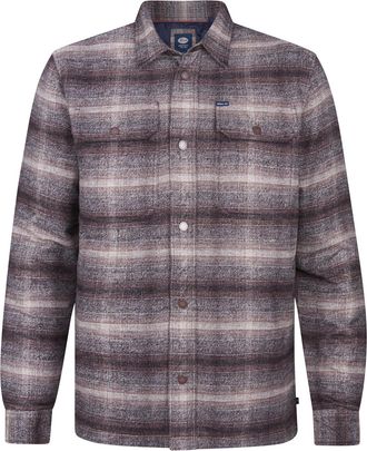 Petrol Industries Heren Geruit Overshirt Menominee - Bruin