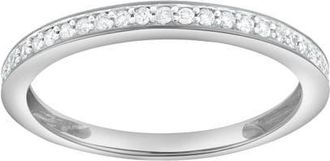 LuvMyJewelry Veyora 14K Diamond Band - 0.10 ct in 14K White Gold at Nordstrom, Size 5.5