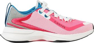 Lanvin JLA Mesh Sneakers - Heren - Sneakers - Veelkleurig - 41 EU - Leer - Schoenen