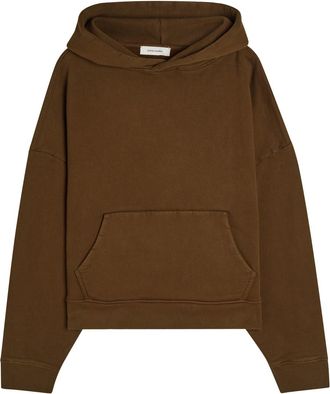 Entire studios Heavy Hooded Cotton Sweatshirt - Brown - M