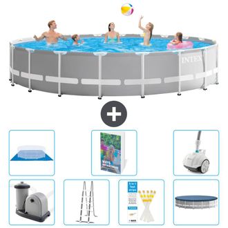 Intex Piscina Prism Frame Redonda - 610x132 Cm - 8-piezas S616