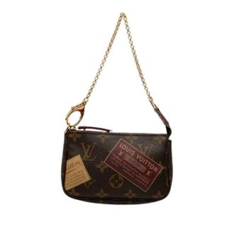 Louis Vuitton Pre-owned Mini Pochette Accessoires - Dames - Pre-owned - Bruin - Maat: ONE Size
