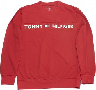 Tommy Hilfiger Mens Modern Essentials Long Sleeve T-Shirt In Mahogany