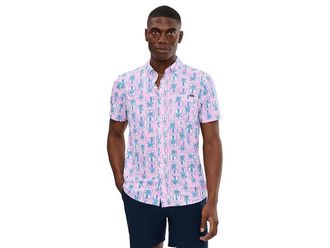 Chubbies The Miami Mosaic (Performance Friday Shirt) Mens Clothing Optic White-pattern Base : 2XL, Cotton/Spandex