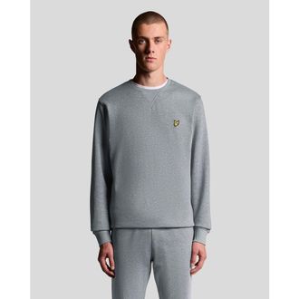 Lyle & Scott Crew Neck Sweater in Mid Grey Marl at Nordstrom, Size Xx-Large