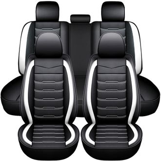 OEM Fundas Para Asientos De Coche, Ajuste Universal, Impermeables Y Resistentes A Los Rayos Uv, Blancas