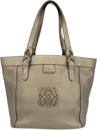 Loewe Tweedehands leren handtassen - Dames - Vintage Shopper - Grijs - ONE Size - Vintage