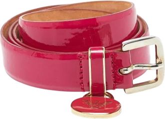 Armani Pre-owned Leather belts - Dames - Vintage Accessoires - Roze - ONE Size - Leer - Vintage