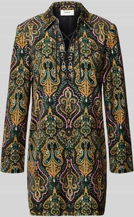 BA&SH Minikleid aus Viskose mit Schnürung Modell SUGA in Hellbraun, Größe XS