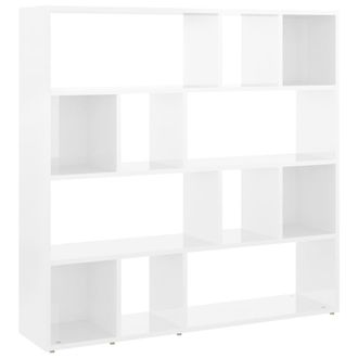 vidaXL Vidaxl - Estanter&iacute;a/divisor De Espacios Blanco Brillo 105x24x102 Cm