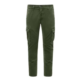Bomboogie Slim-fit Trousers, male, Green, Size: W38 Trendy Slim Fit Cargo Pants