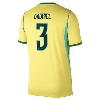 Nike Gabriel Magalh&atilde;es Brazil National Team 2026 Stadium Home Nike Mens Dri-FIT Soccer Jersey in Yellow | NN203945538-CBF