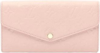 Louis Vuitton Pre-owned Wallets, female, Pink, Size: ONE SIZE Pre-owned Canvas wallets