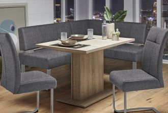 HOME AFFAIRE Eckbank »Rab« in 2 Breiten (180 oder 200 cm), Bezug in verschiedenen Qualitäten