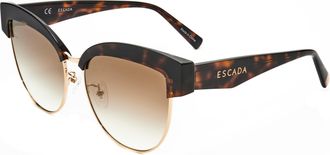 Escada Womens 58 mm Brown Sunglasses