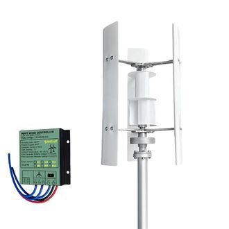 OEM Turbina Eolica, Design Verticale, Elevata Produzione Di Energia, Regolatore Mppt Incluso, 5000w, 24v