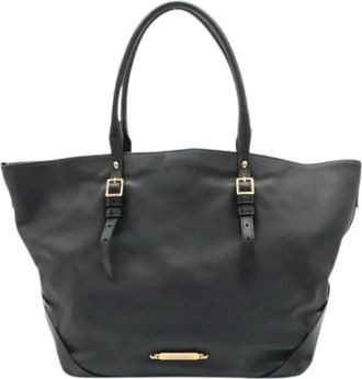 Burberry Bolso Tote de Hombro Vintage Pre-owned - Pre-owned - Mujer - Negro - ONE SIZE
