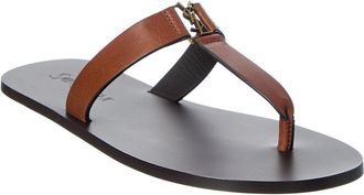 Saint Laurent Babylone Leather Sandal