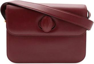 Cartier Pre-owned Schoudertas - Dames - Vintage Schoudertas - Rood - ONE Size - Leer - Vintage