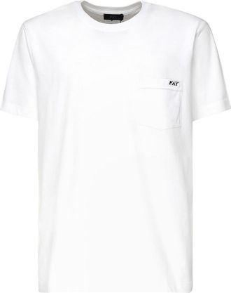 Fay T-Shirt With Embroidered Logo